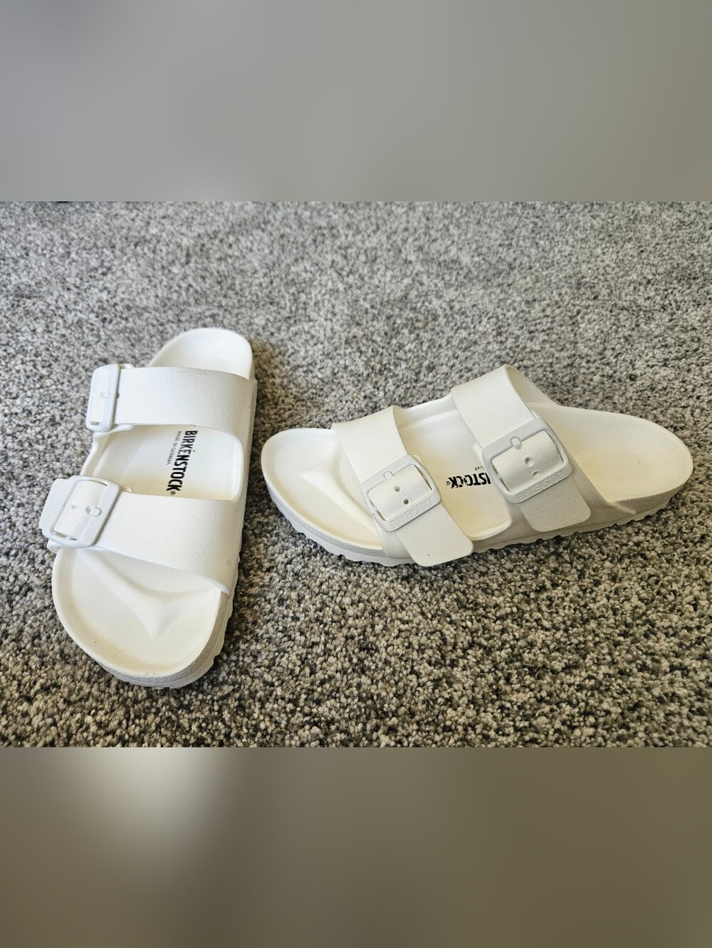 Birkenstock Arizona EVA Slide Sandals in White